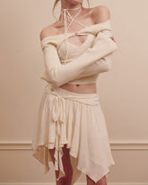 Asymmetrischer Mittelrock von Balletcore